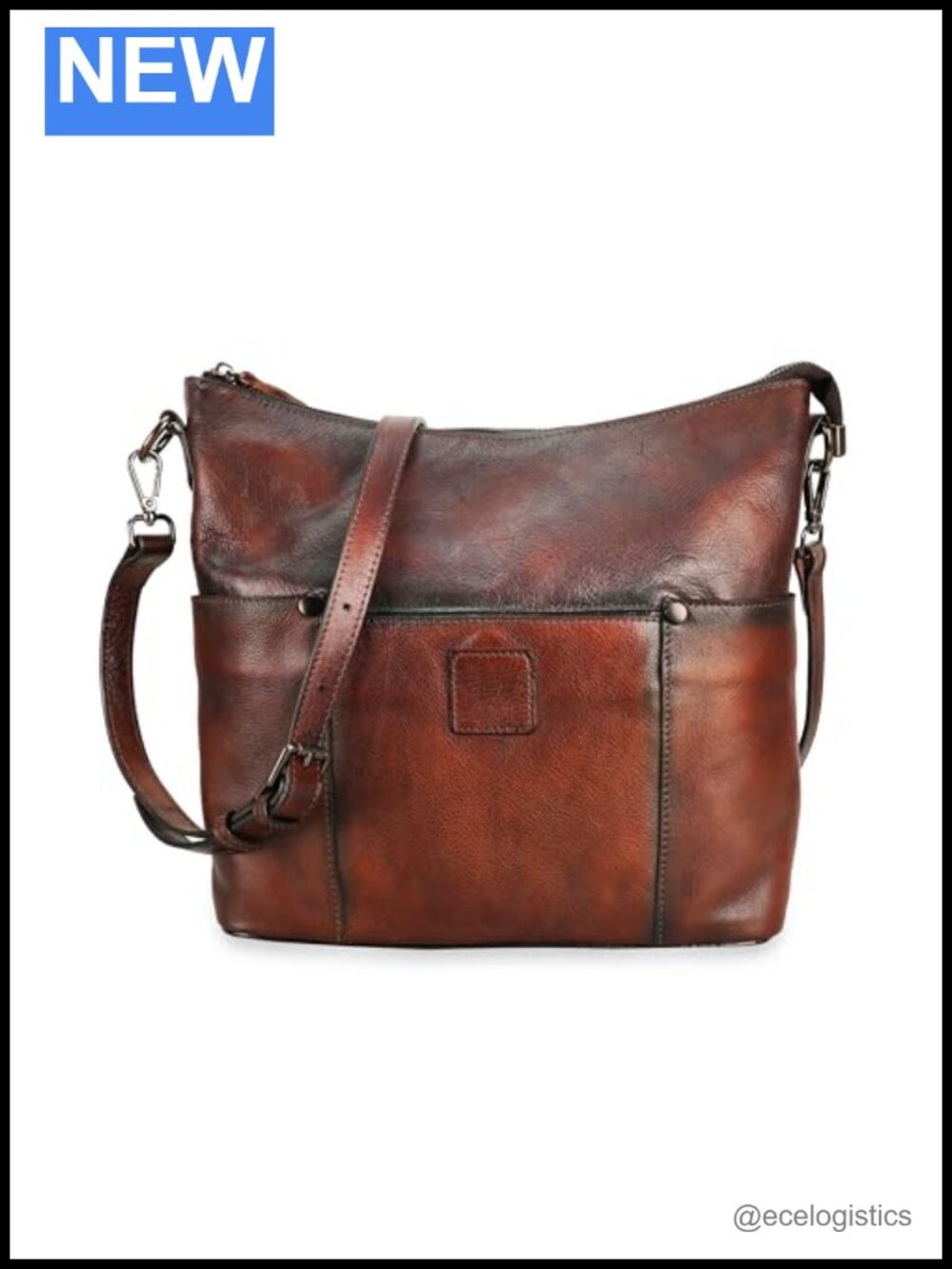 Genuine Leather Hobo Bag Crossbody Shoulder Bag Handbag Purse